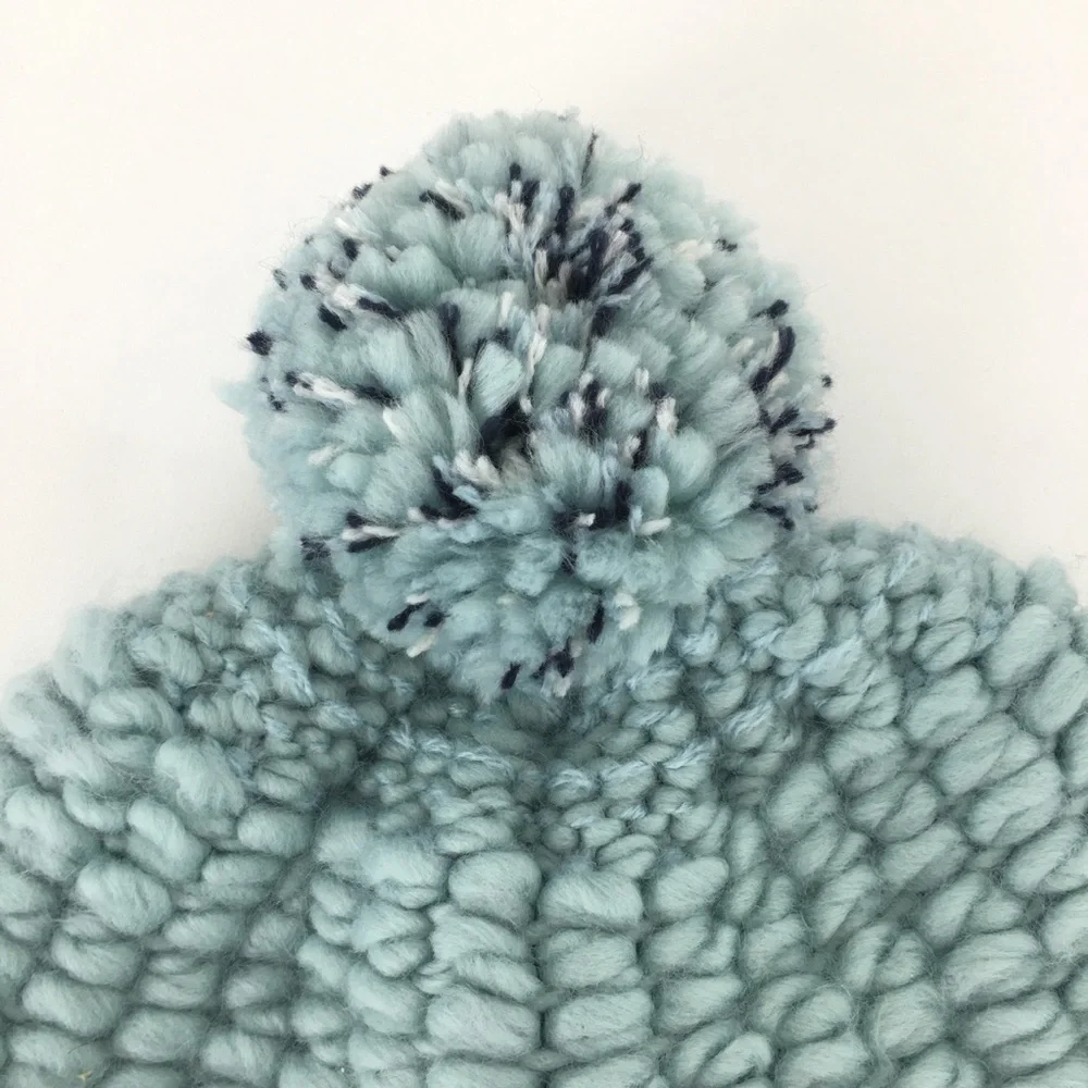 The North Face Kids Beanie Hat Baby Blue Junior Kids One Size Winter Hat